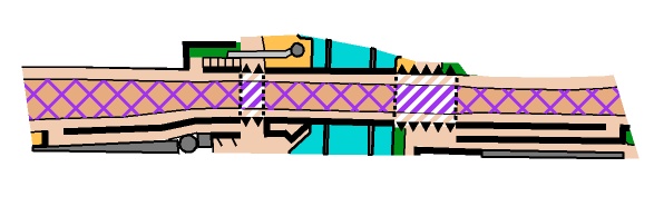 bridge and shark teeth